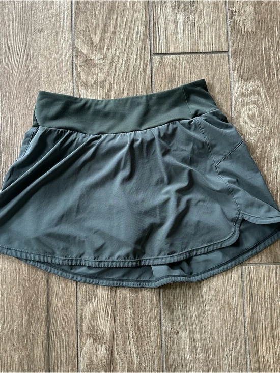 Zella Dresses & Skirts - Zella Dark Olive Green Circle Skirt with Built-In Liner size Small